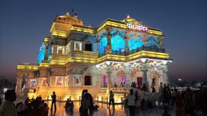 Prem Mandir Vrindavan - Timings, History, Entry Fee, Images, Aarti ...