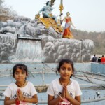 Triveni Ghat Statue of Devo Ke Dev Mahadev and our Mata Parvati