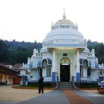 Mangeshi temple in the evening..
